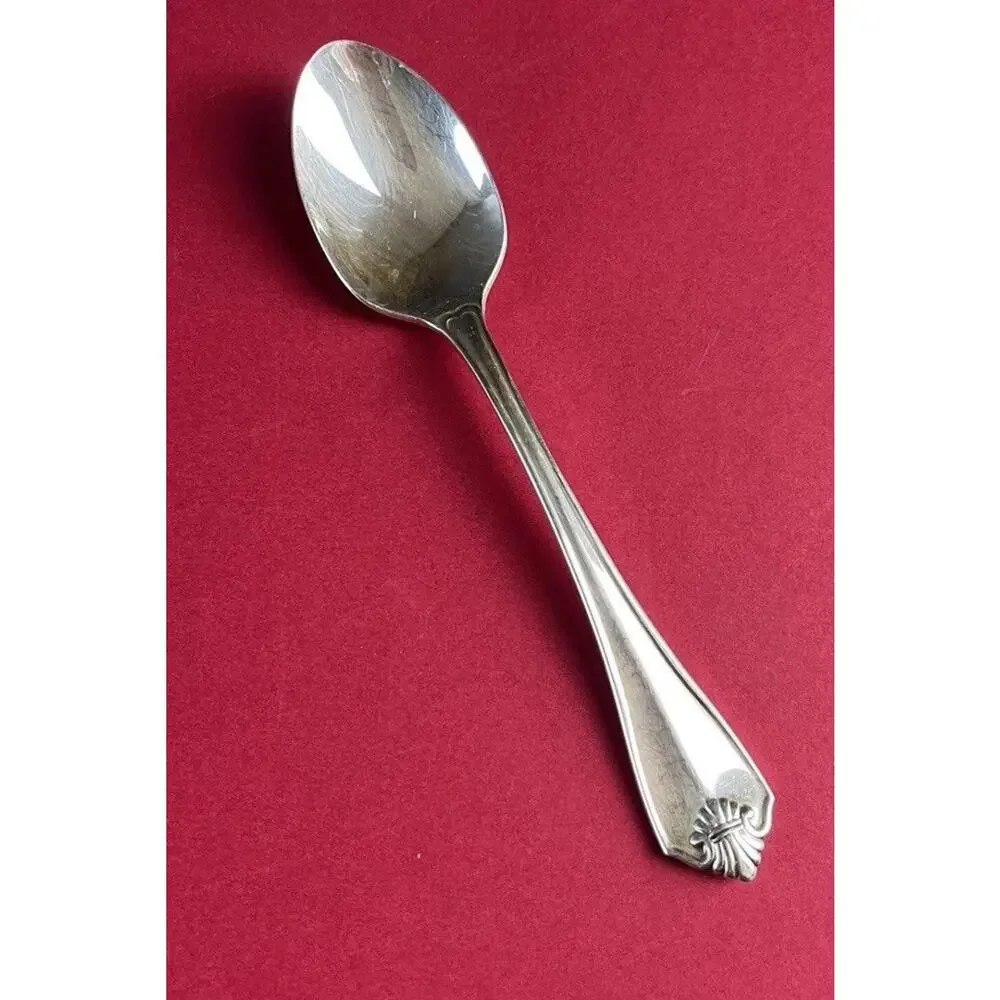 Vtg Rogers Oneida 1811 King James Silverplate Teaspoon Set of‎ 4 Flatware